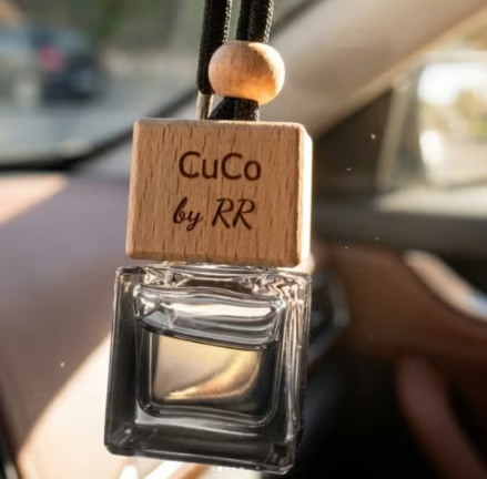 Ambientador de coche CuCo by RR — tapón de madera