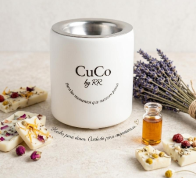 Quemador CuCo by RR con waxmelts y lavanda