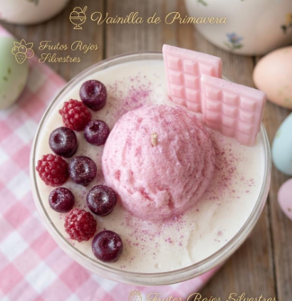 Tentación infinita — vela helado frutos rojos